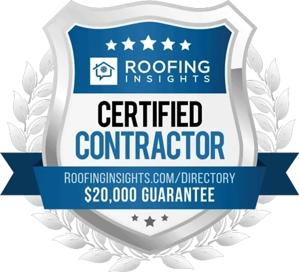 Roofing Insights Certified Contractor Badge